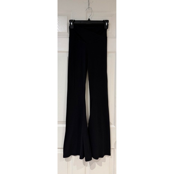 OFFLINE by Aerie Pants - OFFLINE by Aerie Real Me Crossover Super Flare Leggings Black High Rise Pants XS